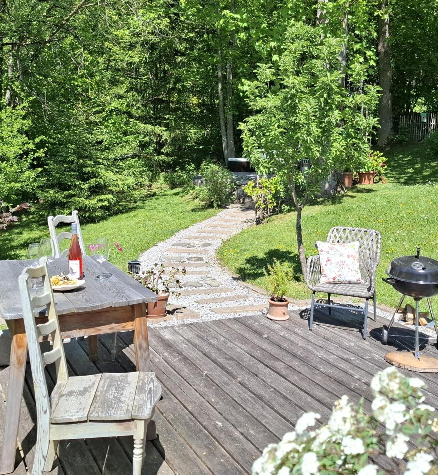 Ferienhaus Lechner Fuer Max 10 Personen - Wald Und Naturgarten Abtenau Bagian luar foto